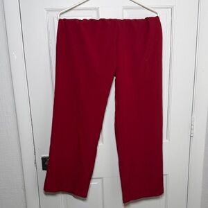 Red dress slacks